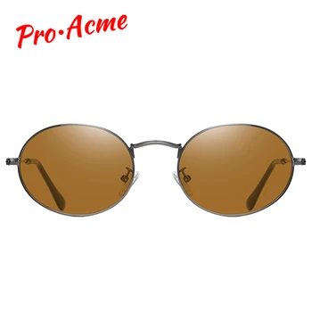 Pro Acme Classic Vintage sluneční Brýle, Ženy, Polarizované 2020 Oválný Kovový Rám Zrcadlový Objektiv Odstíny pro Ženy Jízdy pro Muže PC1450