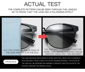 Módní Polarizované sluneční Brýle Hliník-hořčíkové slitiny zabarvená polarizační sluneční brýle pro noční vidění brýle řidičské brýle