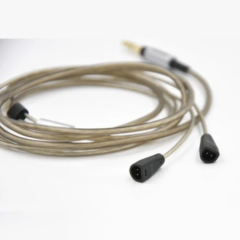 OKCSC Vysoce Kvalitní Postříbřené Sluchátka Upgrade Kabel pro SENNHEISER IE80 IE8 IE8I IE80S s Dálkovým ovládáním a Mikrofonem