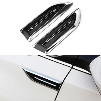 ABS Chrom trim kryt Světla Straně Znak Odznak dekorace střihu Nálepka pro Buick Volkswagen vw POLO a Tiguan Passat Golf