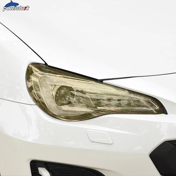 2 Ks Auto Světlomet Odstín Black Ochranný Film na Ochranu Transparentní TPU Nálepka Pro Subaru BRZ GT86 2013-Současnost Příslušenství