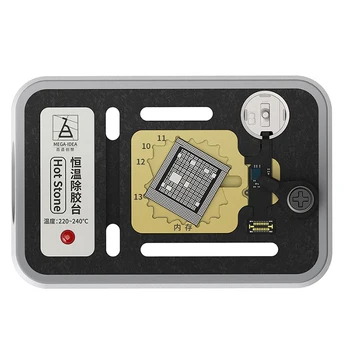 Qianli Konstantní Teplota BGA Lepidlo Odstranění Stanice pro iPhone CPU/Nand flash/Otisků prstů Kabel Hot Stone Předehřívání Platformy