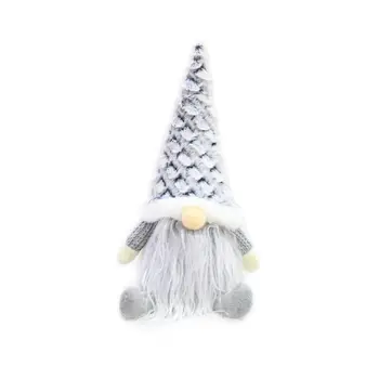 Ručně Zatahovací Vánoční Anonymní Santa Gnome Plyšová Panenka Ozdoby Dekor B85C
