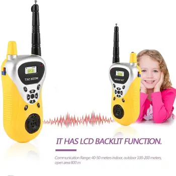 2ks/lot Profesionální Intercom Děti Elektronická Walkie Talkie Dítě Mini Ruční obousměrný Rádio Interphone