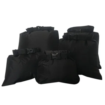 5 Ks/set 1.5/2.5/3.5/4.5/6L silikonové Potažené tkaniny tlaku vodotěsný dry bag Pouzdro pro Skladování Rafting, Kanoistika Lodičky suché taška