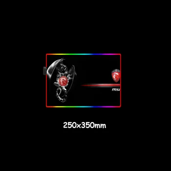 MRG RGB Podložka pod Myš Vysoká Kvalita MSI Dragon Logo HD Tištěný Herní Podložka pod myš Doprava Zdarma Velké Barevné Odolné Stůl Mat