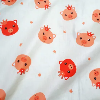 Karikatura Bavlna keprové tkaniny Baby Bavlněné Tkaniny pro DIY ložní prádlo tkaniny Šití patchwork quilting tkaniny