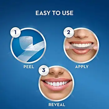Crest 3D White Gentle Routine Whitestrips Zubní Bělení Zubů Proužky 20 Pouzdro /40 Proužky Zub Bělení Kit