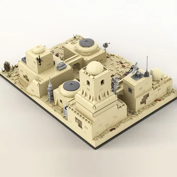 Star Space Wars Architektury Stavební Bloky Tatooine v Mos Eisley Poušti Cantina Model Street View Cihly Děti DIY Hračky, Vánoční Dárek