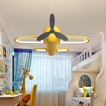 Moderní Led Závěsná Lampa Pro dětský pokoj Ložnice Domácí Děti Letadlo Závěsné Stropní Lustr dekor Svítidlo ZM1019