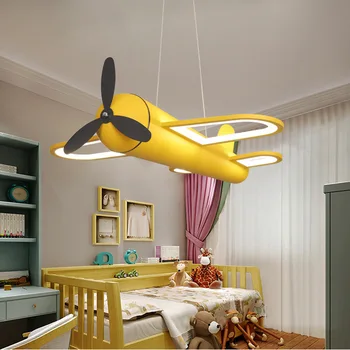 Moderní Led Závěsná Lampa Pro dětský pokoj Ložnice Domácí Děti Letadlo Závěsné Stropní Lustr dekor Svítidlo ZM1019