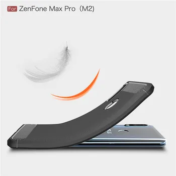 Asus Zenfone Max Pro (M2) Pouzdro Silikonové Nárazuvzdorný Telefon Pouzdro Pro Asus Zenfone Max Pro (M2) ZB631KL Telefon Zpět Kryt Případ