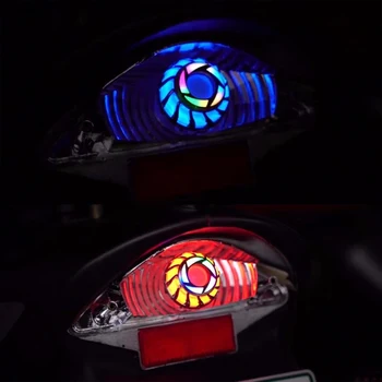 1KS Motocykl Brzdové světlo, zadní Světlo Angel Eye 1157Motorcycle Světlo Ocas Brzdy Zadní LED Motocykl Příslušenství Univerzální