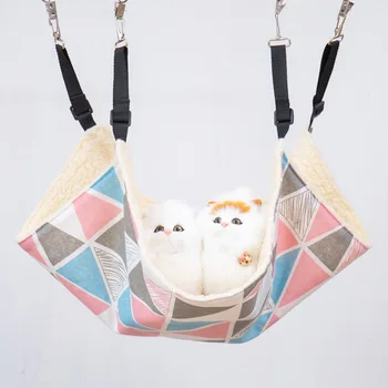 Visí Kočka Houpací Síť Reverzibilní 2 Strany Měkké Pet Bed Klec Židle Kočka Domek Krytý Venkovní Kočky Produktů