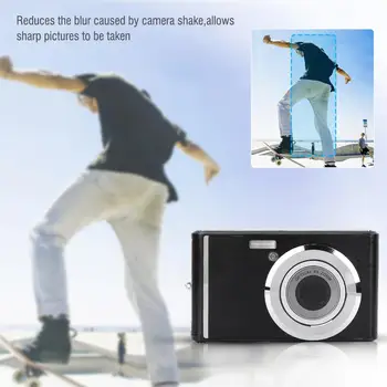 Digitální fotoaparát 2,4 Palcový Displej Mini HD Digitální Fotoaparát, 8X Optický Zoom, 720P Video 20MP fotografie profissional Mini Kamera