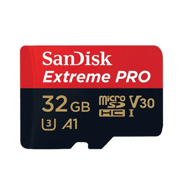 Originální Sandisk Extreme PRO Micro SD Kartu SDHC V30 U3 A1 TF Karta Skladování 32G Vysoké Rychlosti 100MB/s Paměťové Karty Pro Smartphone
