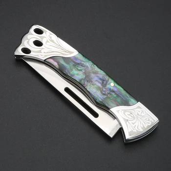 Venkovní Skládací Nůž Přenosné Multifunkční Nástroj Nože Camping Lovecký Kapesní Nůž z Nerezové Oceli EDC Nože