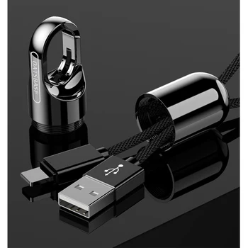 OATSBASF USB Kabel pro oppo najít X plus 6 Huawei Mate 20 pro Kabelové rychlá Nabíječka pro Xiaomi Mi 8 SE Keychain Design USB Kabelu
