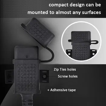 360 Stupňů Rotující Montážní Držák Pro USB Kabel Adaptér Quick 2.1 Rychlý Konektor pro Motocykl Double Usb Nabíjení