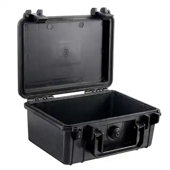 210x165x85mm Vodotěsný Pevný kufřík Vak Úložný Box S Sponge Black Nést Objektiv Fotoaparátu Fotografování Toolbox Přenosný Kufr