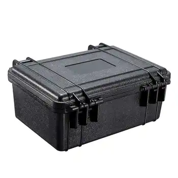 210x165x85mm Vodotěsný Pevný kufřík Vak Úložný Box S Sponge Black Nést Objektiv Fotoaparátu Fotografování Toolbox Přenosný Kufr