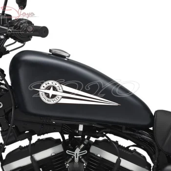 Motocykl Obtisk Kapotáž Samolepky Palivové Nádrže Obtisky Vinyl Samolepka Pro Harley Sportster XL883N IRON