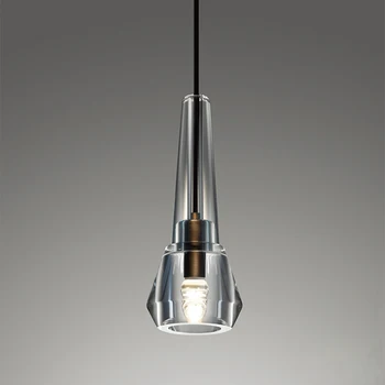 Moderní K9 Crystal Přívěsek Světla Led Luxusní Měděné Závěsné svítidlo pro Obývací Pokoj Jídelna Osvětlení Vnitřní Osvětlení Závěsná Lampa