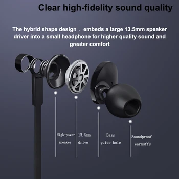 Originální Philips Tx1 Najme Headset s Vysokým Rozlišením hi-fi Horečka Ear Sluchátka Šumu Sluchátka pro Smartphone 3.5 mm