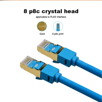 Kabel Ethernet Cat7 50m RJ45 Lan Kabelu Cat 7 Kabel Sítě ShieldedI nternet Kabel 10m, 40m rj45 Patch Kabel pro PC Router Laptop