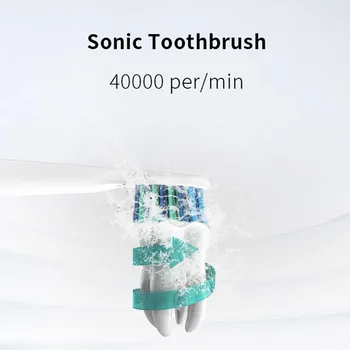 SEAGO Elektrický zubní Kartáček s 1 Náhradní Kartáček Baterie Sonic Zuby, Kartáč na hloubkové Čištění Zahrnuty Soft-štětina SG503