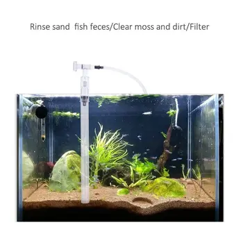 Aquarium Fish Tank Cleaner Kit, Čištění Štěrku Filtračního Čerpadla, Akvarijní Štěrk Vakuové Sifon Písek Cleaner