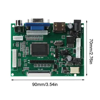 1Set LCD TTL LVDS Ovladač V+H Driver Board HDMI-VGA 2AV 50 60PIN Modul