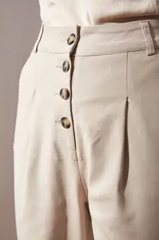 Trendyol Tlačítko Detail Kalhoty TWOAW21PL0122