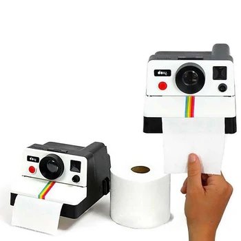 Tkáně Box Kreativní Retro Fotoaparát Tvar Inspirovaný Tkáně Boxy Toaleta Rolka Papíru, Držák Na Okno Koupelna Retro Dekor