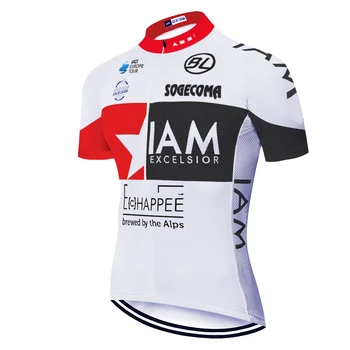 2020 pro tým IAM cycling jersey v Létě Horské kolo tričko maillot cyclisme homme prodyšný krátký rukáv Cyklistické Oblečení