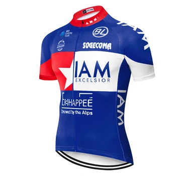 2020 pro tým IAM cycling jersey v Létě Horské kolo tričko maillot cyclisme homme prodyšný krátký rukáv Cyklistické Oblečení