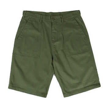 2020ss Vintage OG107 olivově zelené šortky HBT maskovací oděv vojenská letní bavlněné krátké cargo kalhoty ležérní taktické pro muže