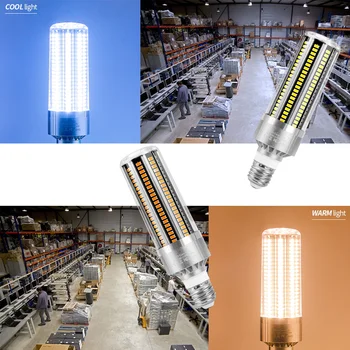 High Power LED Corn Light E27 LED žárovka 25W 35W 50W E26 LED Žárovka 85V-265V Super Jasné Světlo, ŽÁDNÉ Blikání Bombillas 5730 SMD