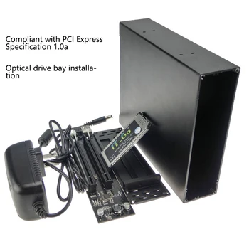 Expresscard 34 a 54 mm Se 2 porty, PCI-e x16 sloty adaptér pro Notebook Express card připojení PCI express Zvuková Karta, Síťová, grafická karta