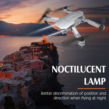 Kvadrokoptéra s kamerou Mini 4k Hd Kamera Profesionální Rc Vrtulník 6ch Dálkové Ovládání Selfie Dlouho Skládací dron, kamera 4k