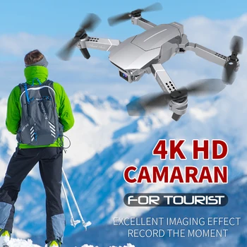 Kvadrokoptéra s kamerou Mini 4k Hd Kamera Profesionální Rc Vrtulník 6ch Dálkové Ovládání Selfie Dlouho Skládací dron, kamera 4k