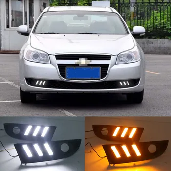 2KS Pro Chevrolet Epica 2007-2012 Bílá žlutá modrá LED Mlhová světla Denní Světla DRL