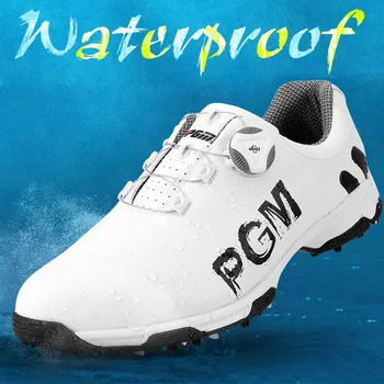 PGM Golfové Boty Muži protiprokluzový systém Hroty Nepromokavé Tenisky Prodyšné Sportovní Obuv golfové Boty chaussure zapato Golf Tenisky