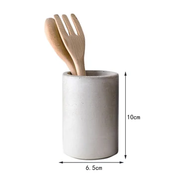 Cement pero trubice silikonové formy konkrétní kuchyni přijímat příbory kbelík plísně kartáček na zuby pohár plísně kreativní výrobky pro domácnost plísní