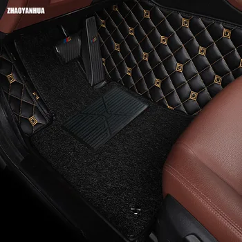 Custom fit auto koberečky pro Ford Fiesta Mk7 Okraji Escape Kuga Fusion Mondeo Ecosport Explorer Focus 5D koberce vložky