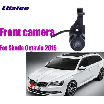 LiisLee Parkování Příslušenství Logo Auto Přední Kamera Pro Škoda Octavia Vodotěsné Noční Vidění CCD+ vysoké kvality