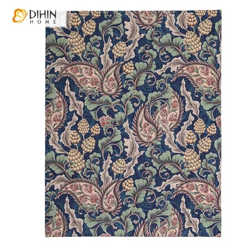 DIHIN DOMŮ 3 Barvy Módní Tištěné Opony Zahrnuty Záclony Vysoce Kvalitní Zahušťování Římské Slepý Rollor Žaluzie Pro Obývací Pokoj
