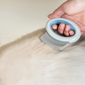 HOOPET Pet Cat Grooming Masážní Kartáč Rukojeť Hair Remover Pet Grooming Masážní Nástroj