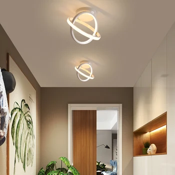 180x160mm 12W je Moderní led stropní světla pro corridro foyer ložnice lobby bílé nebo černé malované domů Stropní Svítidlo svítidla
