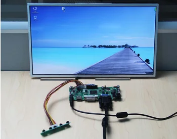 Yqwsyxl Control Board Monitor Kit pro B133XW01 V0/V1/V2/V3 1366 x 768 HDMI+DVI+VGA LCD LED screen Controller Board Řidiče DIY